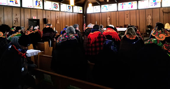 Pilgrims move from one religious site to another