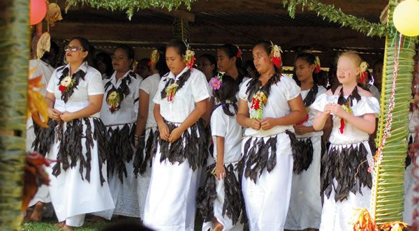 Rotuma youth dance in celebration