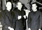 Columban Fr. Patrick O'Connor (left) with Bing Crosby